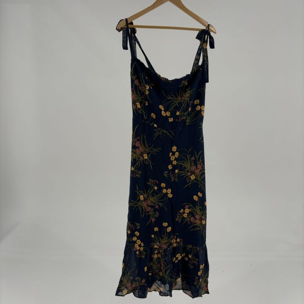 Reformation Nikita Midi dress Navy Floral